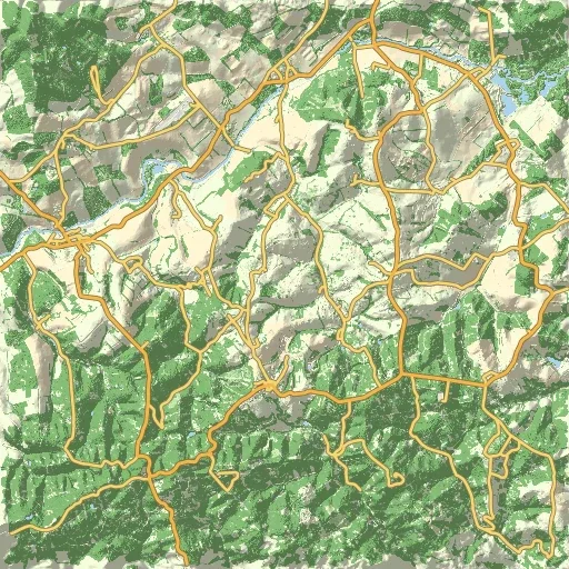 Topographic map of Livonia